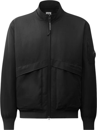 C.P. Company Pro-Tek Prima Loft Silver Lens Bomberjack - Heren - Bomber jackets - Zwart - L - Polyester - Jassen