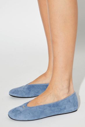 Coach Suede Ballerinas Houston, Womens, Blue