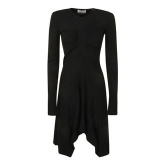 Isabel Marant Isabel Marant, Midi Dresses, female, Black, Size: 2XS Devane Knit Midi Dress