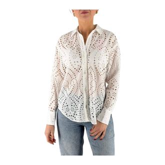 MC2 Saint Barth Shirts, female, White, Size: XS Cristal Sangallo Shirt