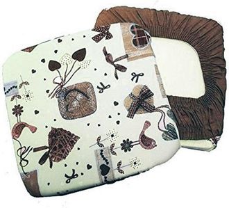 Trade Shop Trade Shop - Set 6 Coprisedia Cuscini Con Fascia Elastico Per Sedie Imbottito Sfoderabile