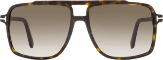 Tom Ford TF1177 Pilot Acetate Sunglasses - Brown