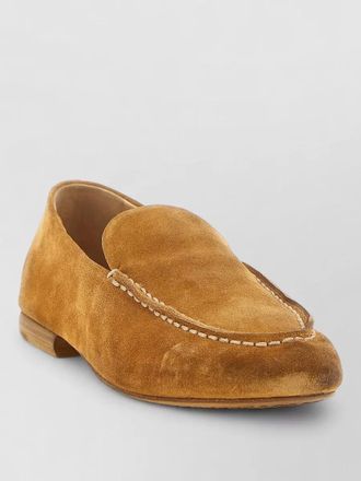 Mars&egrave;ll mandolo loafers round toe stitched detailing