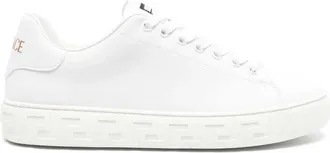 Versace Ledersneaker mit Greca-Print
