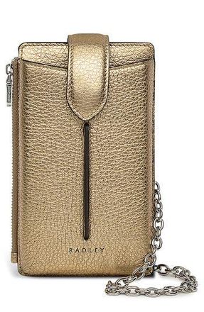 Radley London Hillgate Phone Crossbody Bag in Icy Gold at Nordstrom Rack