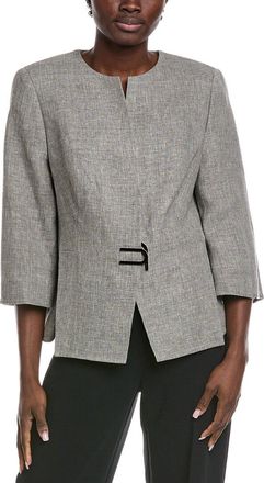 Akris Anais Linen & Wool-Blend Jacket