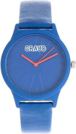 Crayo Splat Quartz Blue Dial Watch CRACR5306