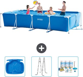 Intex Piscina Con Estructura Rectangular - 450x220x84 Cm - 6-piezas S22363