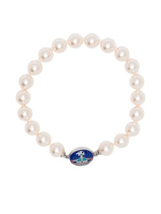 Vivienne Westwood Loelia faux-pearl bracelet - Toni neutri