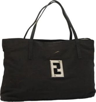 Fendi Pre-owned Nylon handbags - Dames - Vintage Shopper - Zwart - ONE Size - Nylon - Vintage