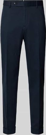 HUGO BOSS Slim Fit Hose aus Baumwoll-Mix Modell H-GENIUS in Marine, Gr&ouml;&szlig;e 50