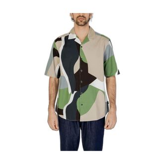 Only & Sons Onstie Rlx Ss Aop Resort Shirt - Heren - Korte mouwen Overhemden - Veelkleurig - L - Katoen - Overhemden
