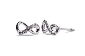 Pandora Sparkling Infinity Stud Earrings