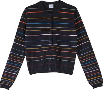 Paul Smith Cardigan Riga Estiva PS - Dames - Vesten - Veelkleurig - L - Katoen - Truien & Vesten