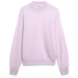 Armedangels Mohair Blend Knit Sweater Pullover f&uuml;r Damen | rosa