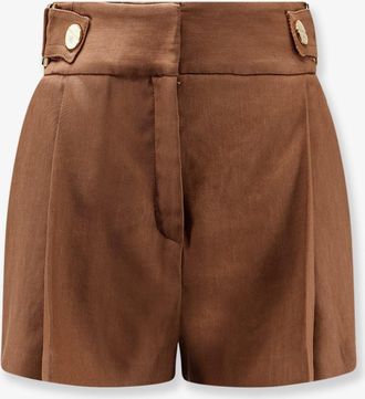 Elisabetta Franchi Shorts Daily in lino e viscosa - ELISABETTA FRANCHI - gender_Woman