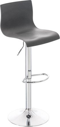 Clp Taburete De Bar Hover Gris Metal Cromado