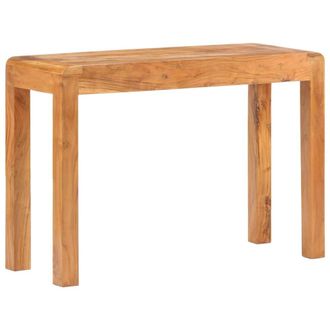 Berkfield Home Console Table 110x40x76 cm Solid Acacia Wood in Honey Finish in Brown | Size: 110 x 40 x 76 cm