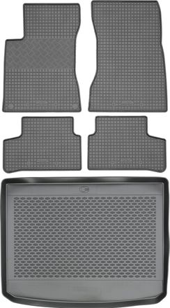 OEM Juego De Alfombrillas De Goma Para Coche Y Alfombrilla Para Maletero Para Mercedes Clase A W177 Sed&aacute;n (2019)