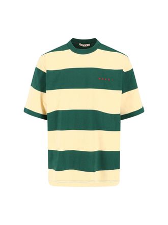 Marni Classic Cut Yellow T-Shirt
