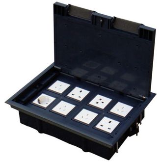OEM Caja De Suelo 8m (45x45) Profundidad Regulable, Para Suelo T&eacute;cnico (solado Opcional) Alantec