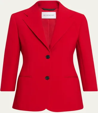 Givenchy Single-Breasted Blazer Jacket
