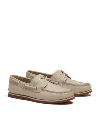 Timberland Scarpe da barca classiche con 2 occhielli bianco sporco