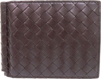Bottega Veneta Brown Leather Wallet (Bi-Fold) (Pre-Owned)