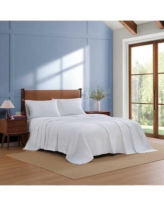 Tommy Hilfiger Joshua Tree Stripe Cotton Percale Sheet Set