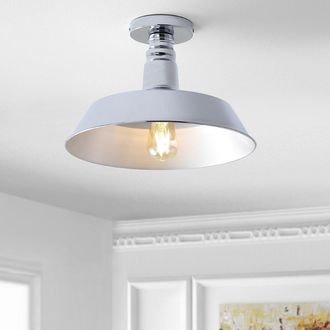 Jonathan Y Designs Cassidy 14 Metal LED Semi-Flush Mount