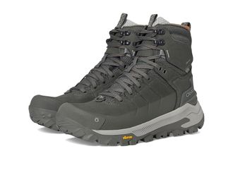 Oboz Footwear Bangtail Mid Insulated B-Dry Mens Shoes Charcoal : 10 D - Medium, Textile/Leather