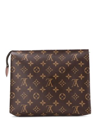 Louis Vuitton Toiletry Pouch Monogram Canvas 26 clutch bag - Marrone