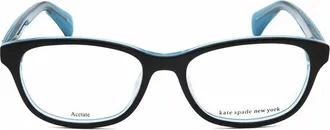 Kate Spade New York Unisex Black Rectangular Eyeglass Frames EMMI
