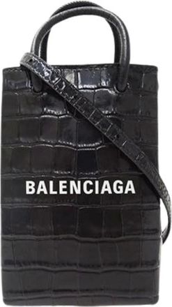 Balenciaga Pre-owned Mini Bags, female, Black, Size: ONE SIZE Pre-owned Leather Mini Bag