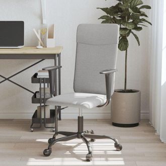 vidaXL Furniture Limited - Silla De Oficina Altura Ajustable Tela Gris