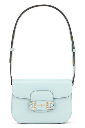 Gucci Light Blue Horsebit 1955 small shoulder bag