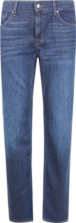 7 For All Mankind Dastraightuniverse Mix Silk Classic Jeans