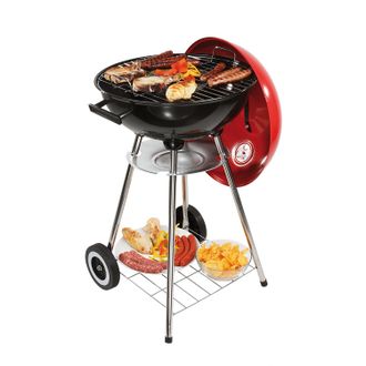 Livoo Livoo - Barbacoa De Carb&oacute;n 41cm Rojo/negro - Doc172r