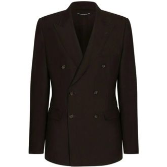 Dolce & Gabbana Jassen, Heren, Bruin, L, Linnen, Bruine jassen