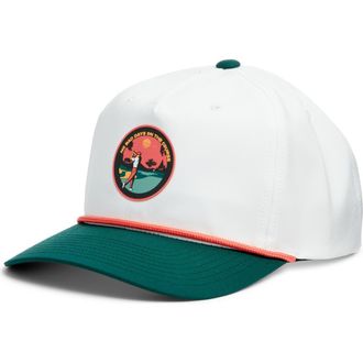 Swannies Abbott Snapback Baseball Cap in White at Nordstrom Rack