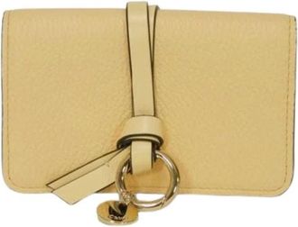 Chlo&eacute; Pre-owned Wallets, female, Yellow, Size: ONE SIZE Pre-owned Card Case