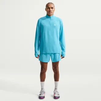 Nike Mens Nike ACG Second Sunrise Dri-FIT ADV 5 Brief-Lined Shorts in Blue | IO9675-416