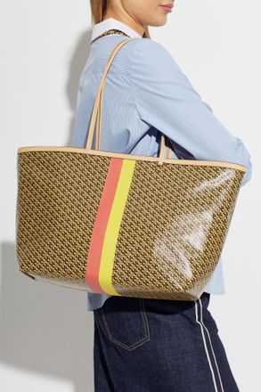 Tory Burch Shopper Bag The Racer, Womens, Brown