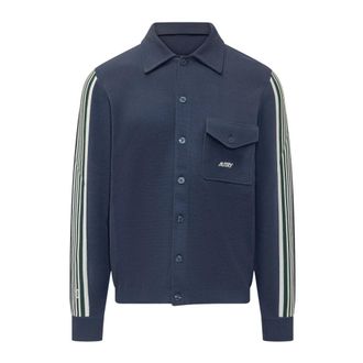 Autry Truien & Vesten, Heren, Blauw, S, Jacket Main Knit