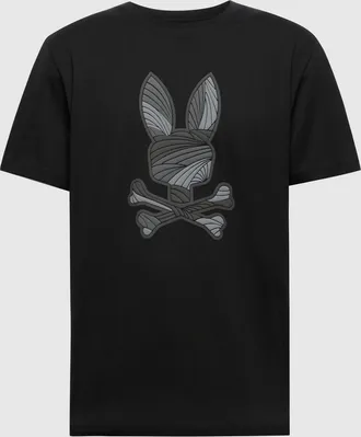 Psycho Bunny Mens Baxter Graphic Tee 001 BLACK / XXXL