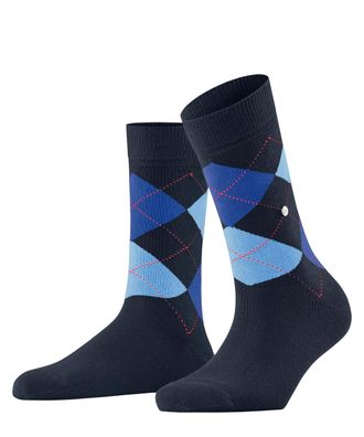 Burlington Queen Damen Socken aus Biobaumwolle marine (6133), 36-41