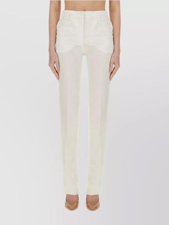 Sportmax high-waisted straight fit trousers raoul