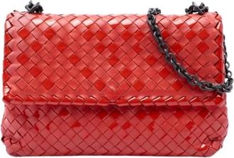 Bottega Veneta Pre-owned Olimpia Bag - Dames - Vintage Handtas - Rood - ONE Size - Leer - Vintage