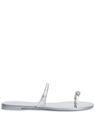 Giuseppe Zanotti Ring sandalen - Zilver