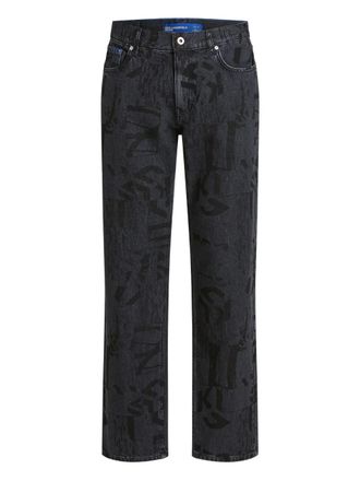 Karl Lagerfeld Jeans con stampa - Nero